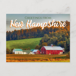 Groeten uit New Hampshire Briefkaart Foliage