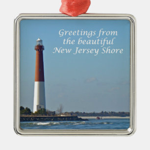 Groeten uit New Jersey - Barnegat Light Metalen Ornament