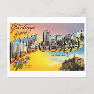 Groeten uit New Jersey Briefkaart