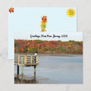 Groeten uit New Jersey - Herfstgedachten Briefkaart