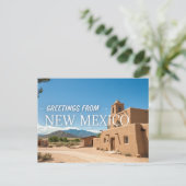 Groeten uit New Mexico Briefkaart (Staand voorkant)