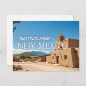 Groeten uit New Mexico Briefkaart (Voorkant / Achterkant)