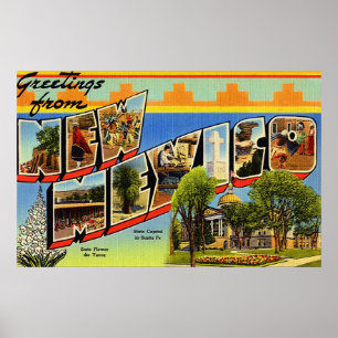 Groeten uit New Mexico Poster