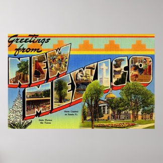 Groeten uit New Mexico Poster