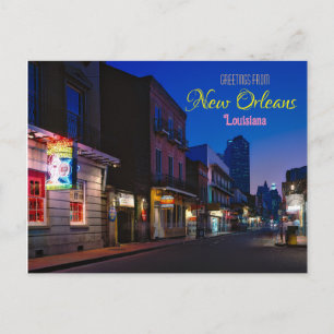 Groeten uit New Orleans Louisiana ansichtkaart Briefkaart