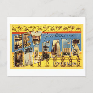 groeten uit New Orleans, Louisiana Briefkaart