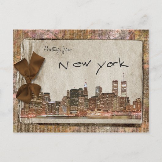Groeten uit New York Briefkaart (Voorkant)