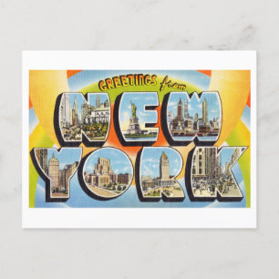  groeten uit New York City Briefkaart