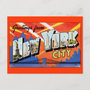 Groeten uit New York City Briefkaart