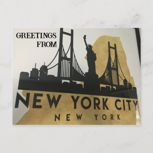 Groeten uit New York City Briefkaart (Voorkant)