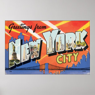 Groeten uit New York City, Poster