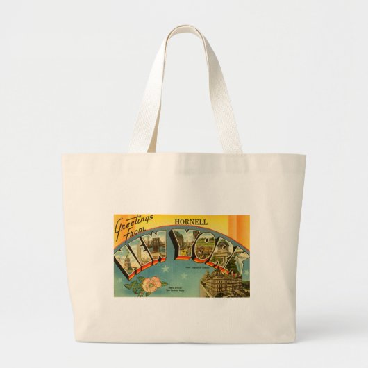 groeten uit New York Grote Tote Bag (Voorkant)