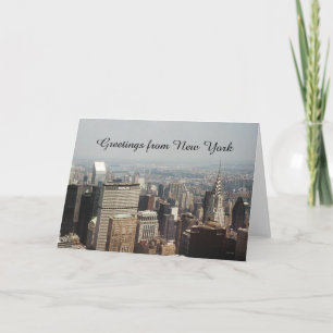 Groeten uit New York, New York Kaart