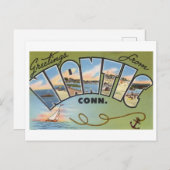 groeten uit Niantic, Connecticut Briefkaart (Voorkant / Achterkant)