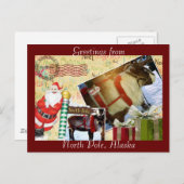 Groeten uit Noordpool, Alaska Briefkaart (Voorkant / Achterkant)