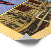  groeten uit Norfolk Virginia Travel Poster (Hoek)