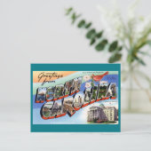 Groeten uit North Carolina Briefkaart (Staand voorkant)