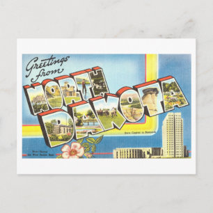  Groeten uit North Dakota Briefkaart