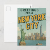 Groeten uit NYC Briefkaart (Voorkant / Achterkant)
