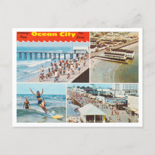 Groeten uit Ocean City, New Jersey Travel Briefkaart