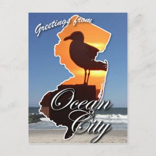 Groeten uit Ocean City, NJ Briefkaart