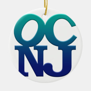 Groeten uit Ocean City NJ Keramisch Ornament