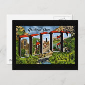 Groeten uit Ogden Utah Briefkaart (Voorkant / Achterkant)