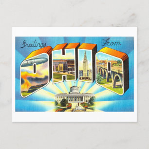 groeten uit Ohio Briefkaart
