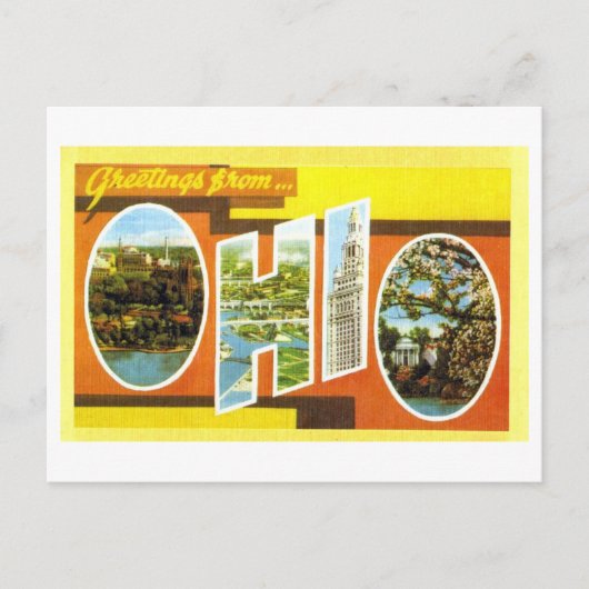  groeten uit Ohio Briefkaart (Voorkant)
