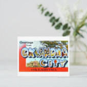  groeten uit Oklahoma City, Oklahoma, Briefkaart (Staand voorkant)