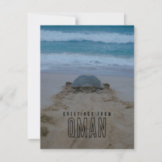 Groeten uit Oman Briefkaart
