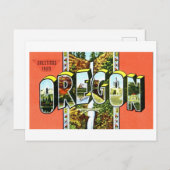  groeten uit Oregon Briefkaart (Voorkant / Achterkant)