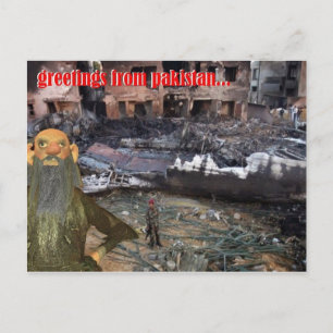 groeten uit pakistan briefkaart