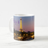 Groeten uit Parijs Frankrijk Eiffeltoren Mok Cup (Voorkant links)