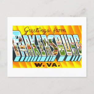  groeten uit Parkersburg, West Virginia, Briefkaart