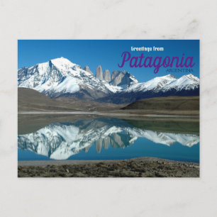 Groeten uit Patagonia Argentinië Ansichtkaart Briefkaart