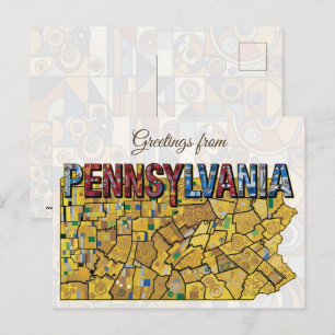 Groeten uit Pennsylvania Briefkaart