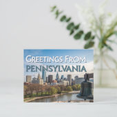 Groeten uit Pennsylvania Briefkaart (Staand voorkant)