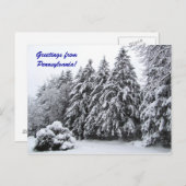 Groeten uit Pennsylvania! Briefkaart (Voorkant / Achterkant)