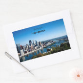 Groeten uit Pittsburgh Rechthoekige Sticker (Envelop)