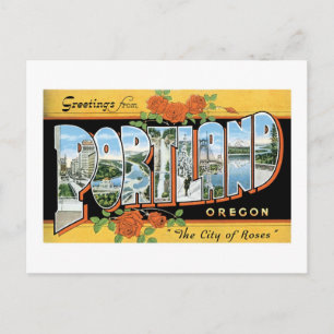 Groeten uit Portland, Oregon. Briefkaart