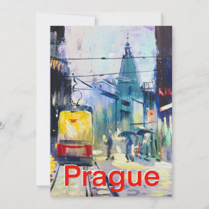 Groeten uit Praag Feestdagenkaart