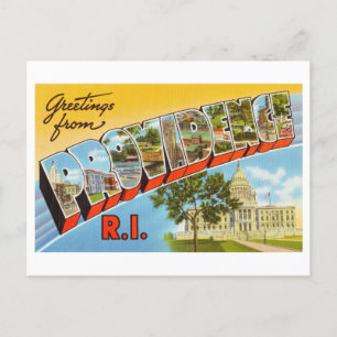 groeten uit Providence, Rhode Island Briefkaart