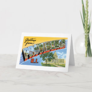 Groeten uit Providence, Rhode Island! Kaart