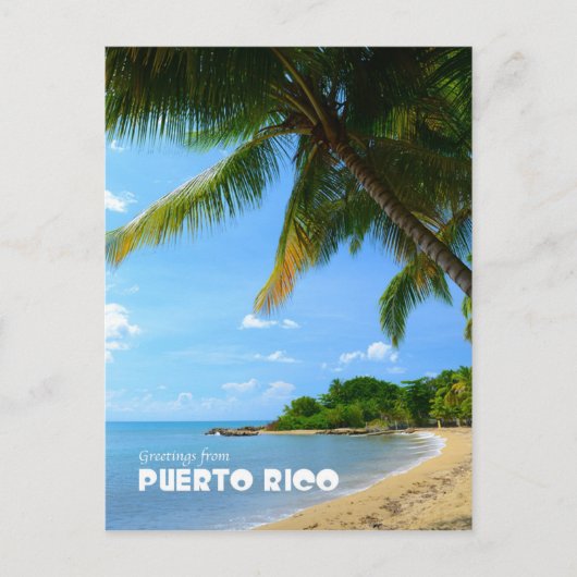 Groeten uit Puerto Rico - BRIEFKAART (Voorkant)
