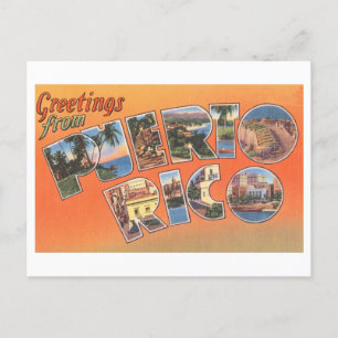 groeten uit Puerto Rico Briefkaart