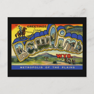 Groeten uit Rawlins Wyoming Briefkaart