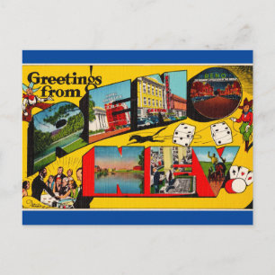 Groeten uit Reno Nevada Travel Briefkaart