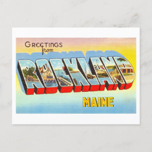 groeten uit Rockland, Maine Briefkaart