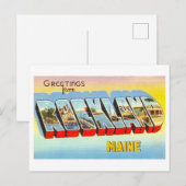  groeten uit Rockland, Maine Briefkaart (Voorkant / Achterkant)